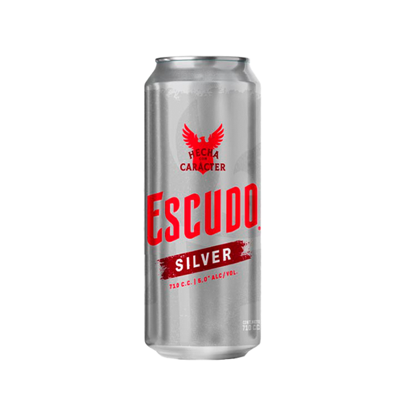 Cerveza Escudo Silver 710cc X24