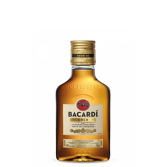 Ron Bacardí Dorado 40º 220cc X6