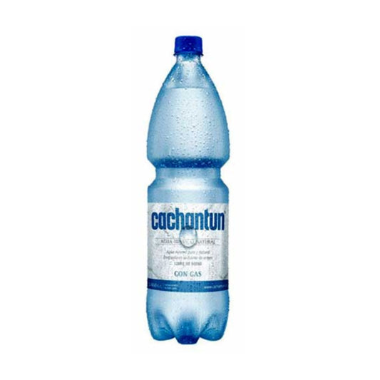 Agua Mineral Cachantún Con Gas 1,5 Lt X6