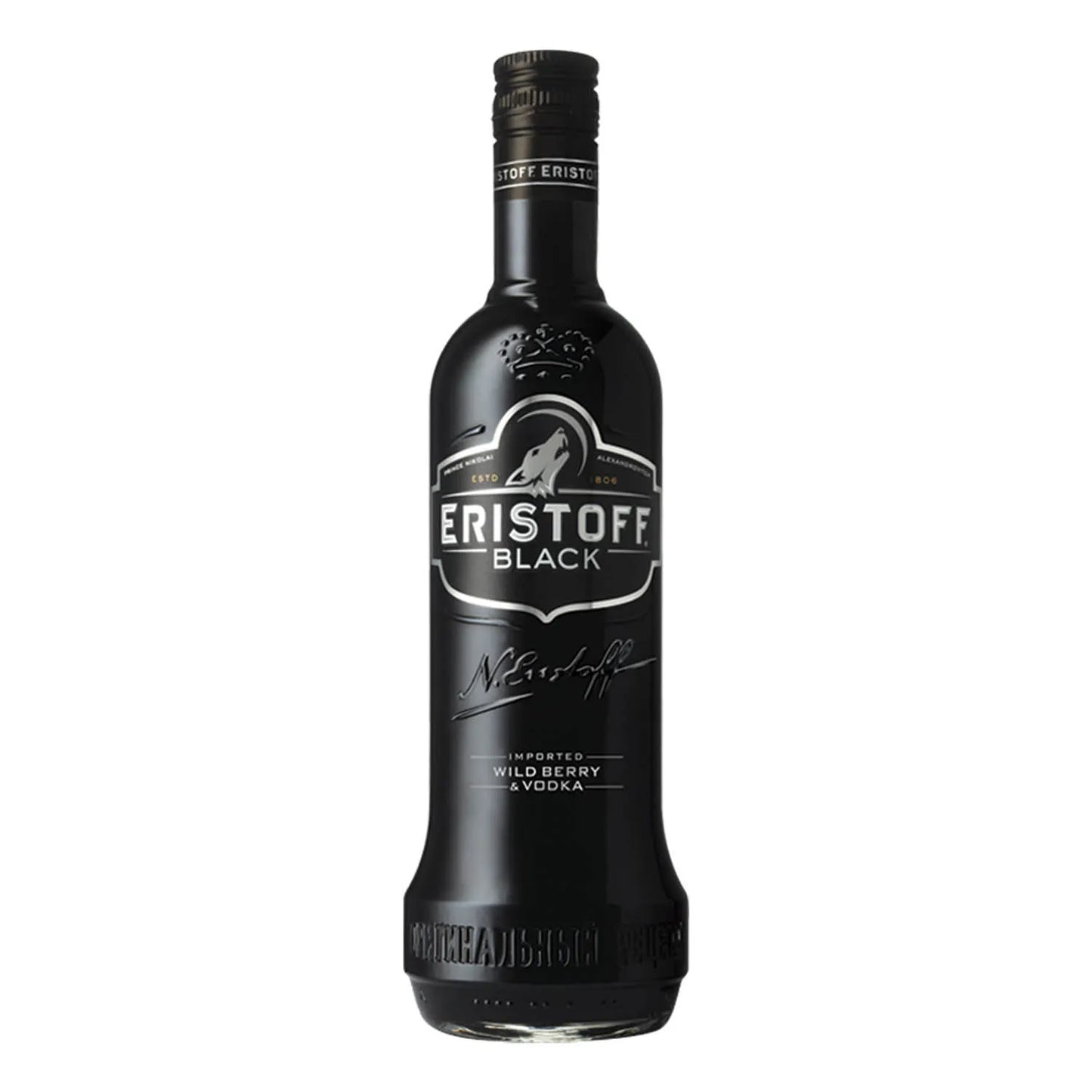 Vodka Eristoff Black 18º 700cc X3