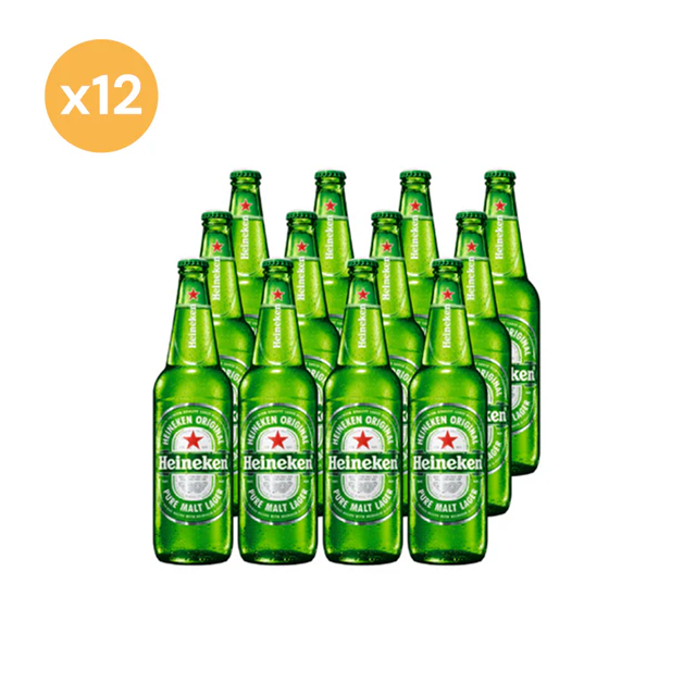 Cerveza Heineken Botella 660cc X12