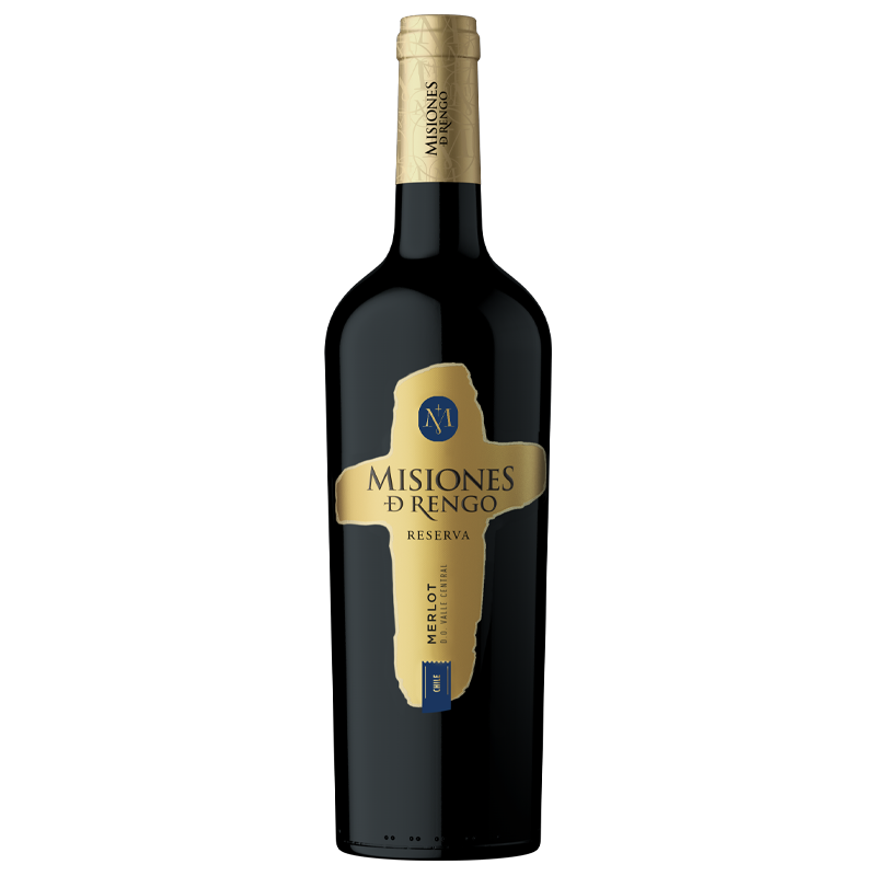 Vino Misiones de Rengo Reserva Merlot 13,5º 750cc X12